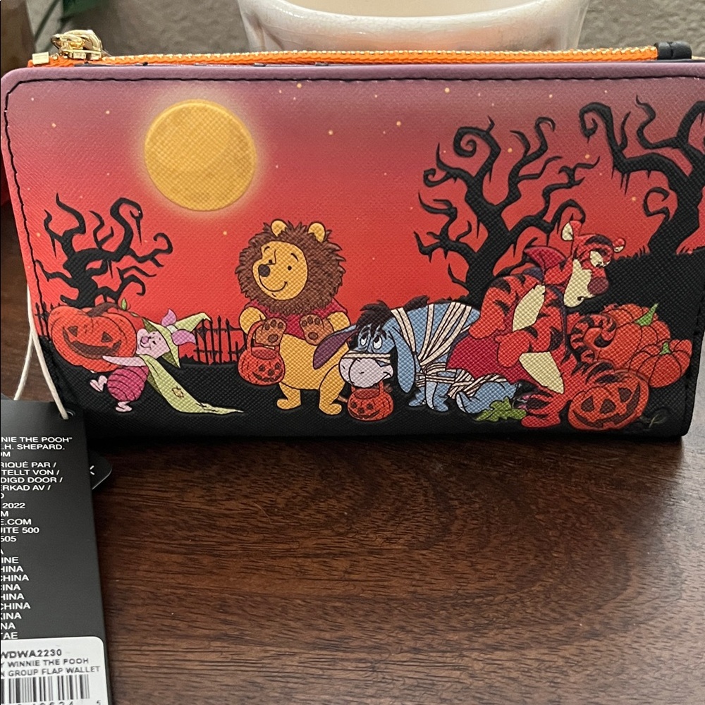 Disney Halloween Winnie the Pooh wallet